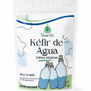 Kefir de agua cultivo iniciador en polvo 15 sobres